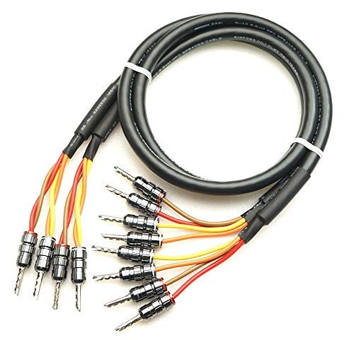 Amazon | MOGAMI 2921 バイワイヤリング対応 2本ペア ロジウム
